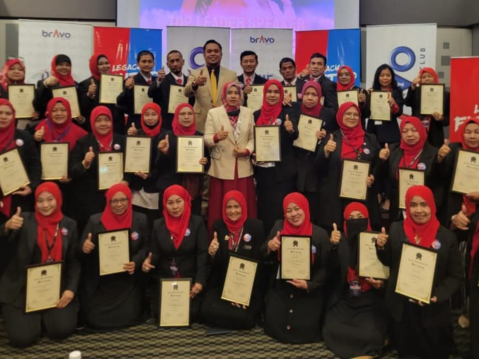 Aktiviti pembelajaran bersama barisan leader